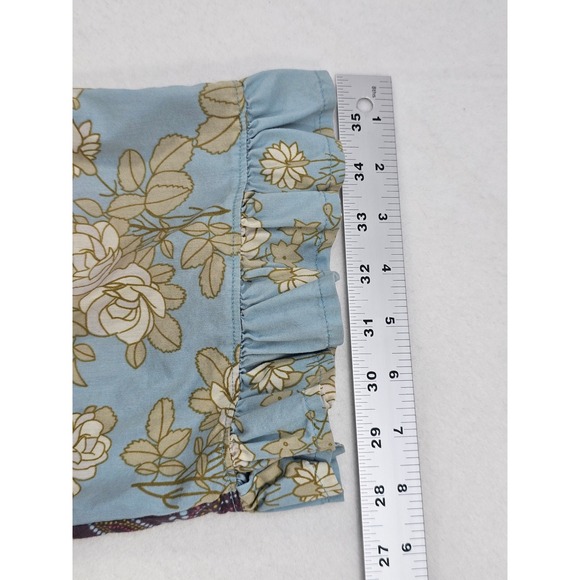 Matilda Jane Girls Dress Pants Outfit Floral Roses Patchwork Ruffles - Picture 7 of 10